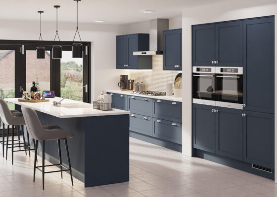 Waterford Supermatt Indigo Kitchen