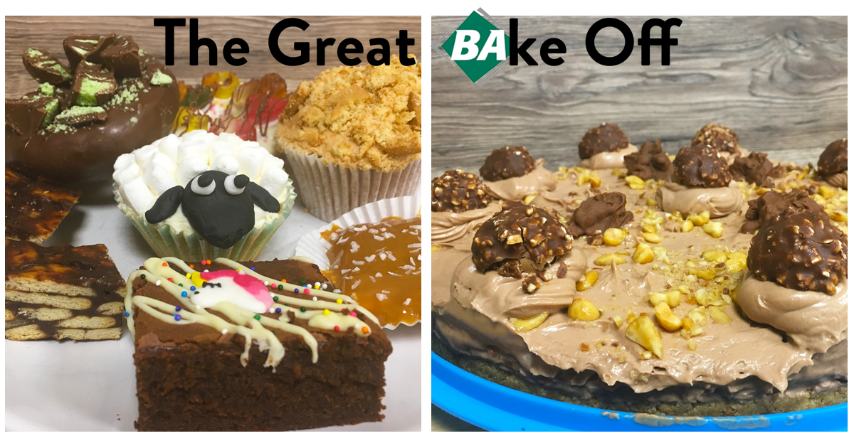 Selection of bake Treats along with the winning Ferrero Rocher cheesecake